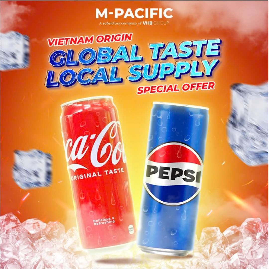 CocaCola and Pepsi - Vietnam origin - FMCG distributor - FMCG supplier - wholesale