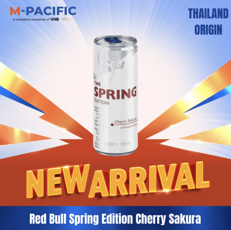 Red Bull Spring Edition Cherry Sakura - Thailand origin - FMCG supplier - FMCG distributor - wholesale - energy drink