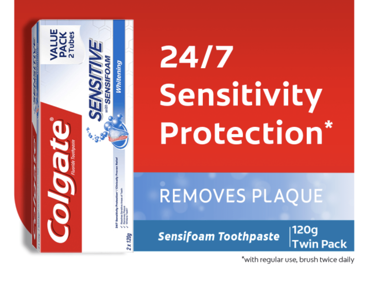 Colgate Sensitive woth Sensifoaming - Oral care - FMCG supplier - FMCG distributor - UK origin - wholesale
