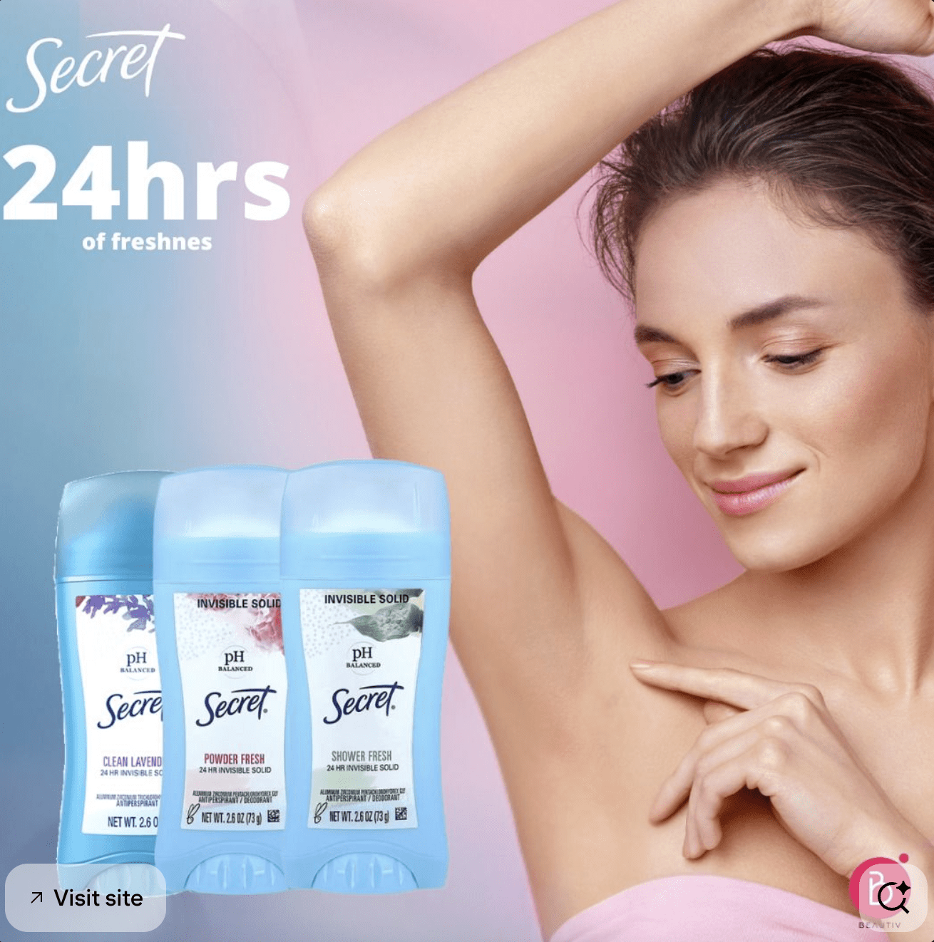 Secret Deodorant - US origin - FMCG supplier - FMCG distributor - wholesale