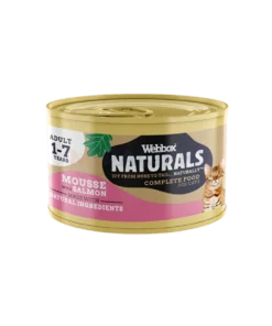 WEBBOX NATURAL CAT SALMON MOUSSE 85G WHOLESALE 85G - UK ORIGIN