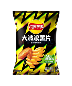 LAYS BIG WAVE ROASTED CHICKEN WINGS FLAVOR 40G 40G - CHINA ORIGIN