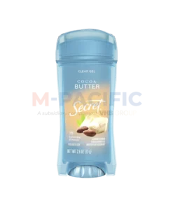 SECRET FRESH CLEAR GEL COCOA BUTTER 2.6 OZ 73G WHOLESALE 2.6 OZ (73G) - US ORIGIN
