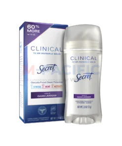SECRET CLINICAL INVISIBLE SOLID CLEAN LAVENDER 2.6 OZ 73G WHOLESALE 2.6 OZ (73G) - US ORIGIN