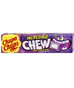 CHUPA CHUPS INCREDIBLE CHEW GRAPE 45G WHOLESALE 45G - VIETNAM ORIGIN