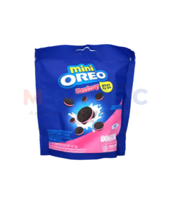 OREO MINI POUCH STRAWBERRY BISCUITS 58.4G 58.4G - INDONESIA ORIGIN