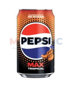 PEPSI MAX ZERO SUGAR TROPICAL 330ML 24X330ML WHOLESALE 330ML - UK ORIGIN