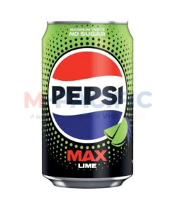 PEPSI MAX ZERO SUGAR LIME 330ML 24X330ML WHOLESALE 330ML - UK ORIGIN