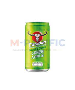 CARABAO GREEN APPLE FLAVOR ENERGY DRINK CAN 180ML 180ML - THAILAND ORIGIN