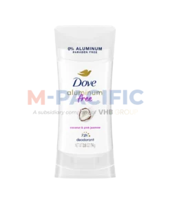 DOVE ALUMINUM FREE DEODORANT STICK COCONUT PINK JASMINE 2.6OZ WHOLESALE 2.6OZ - US ORIGIN