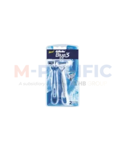 GILLETTE BLUE 3 ICE 2 RAZORS - VIETNAM ORIGIN